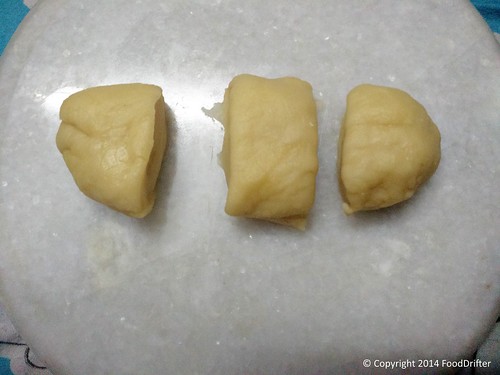 Pasta Dough Cut To Cylindrical Shapes
