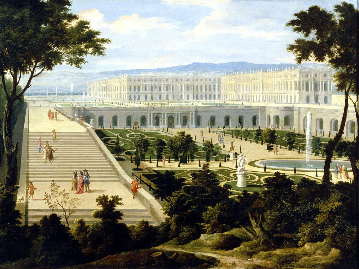 The Orangerie of the Château de Versailles c. 1695