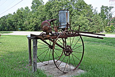 Antique Farm Equipment in Orville, Alabama