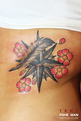 tattoo cerisier rose des vents fisherman tattoo club aix en provence alx tramp
