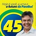 Vamos todos por uma Paraíba melhor é mais humana. #SouCássio45 #SouAécio45 #MudaBrasil #MudaParaíba por Junior_Busao