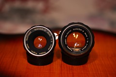 Vintage 50mm Lenses / Nikon Nikkor-S Auto 1:1.4 f=50mm Nippon Kogaku  &  Nikon Nippon Kogaku Nikkor-S Auto 1:2 f=5cm