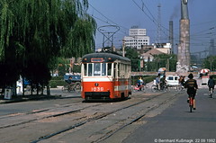 Anshan Straßenbahn 1992 und 1997