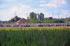 Migrants at Roszke , Hungary