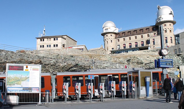 Gornergrat rail station and hotel