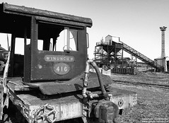 Bulawayo Steam Depot in Black and White