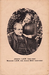 Joseph LAIR (1834-1889) & Madame LAIR, née Anaïs BAC (1849-1896)