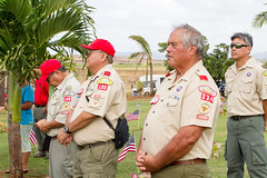 Veteran's Day Kauai Boy Scouts 2015