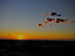 Three Views of a November Sunset