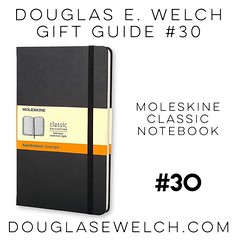 Moleskine Classic Notebook | Douglas E. Welch Gift Guide #30 #gift #writing #art #work #journal #journaling