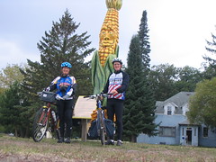 Minnesota bike tour Lake Itasca 2008
