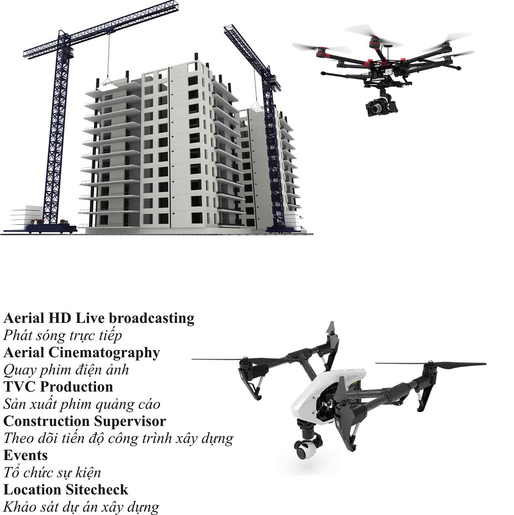 Dịch vụ chụp hình quay phim trên không bằng thiết bị Flycam