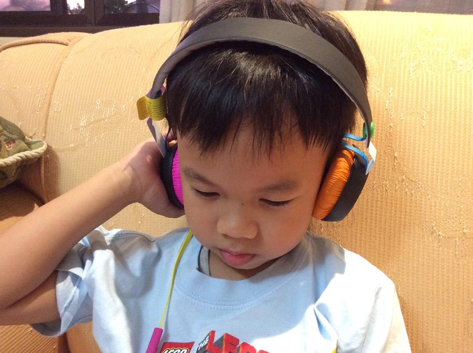 Image result for children wearing headphones