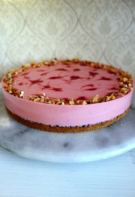 Cranberry cheesecake