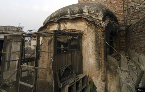 A Mandir on roof of Dina Nath haveli