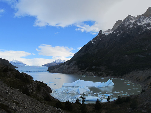 Torres del Paine: trek du W. Jour 5: le glacier Grey.