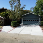 Driveway And Front Walkway With Brick Border In Davis