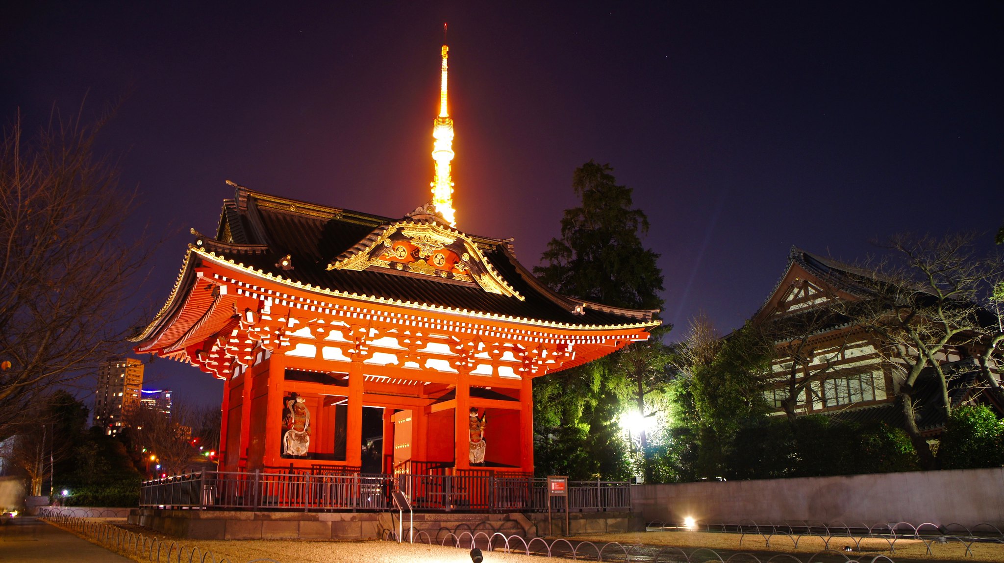 Tokyo Tower and Zojoji Temple