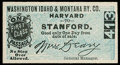 Washington, Idaho & Montana Railway Tickets