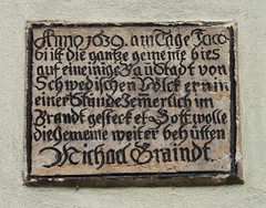 Alte Inschriften und Jahreszahlen (old inscriptions)