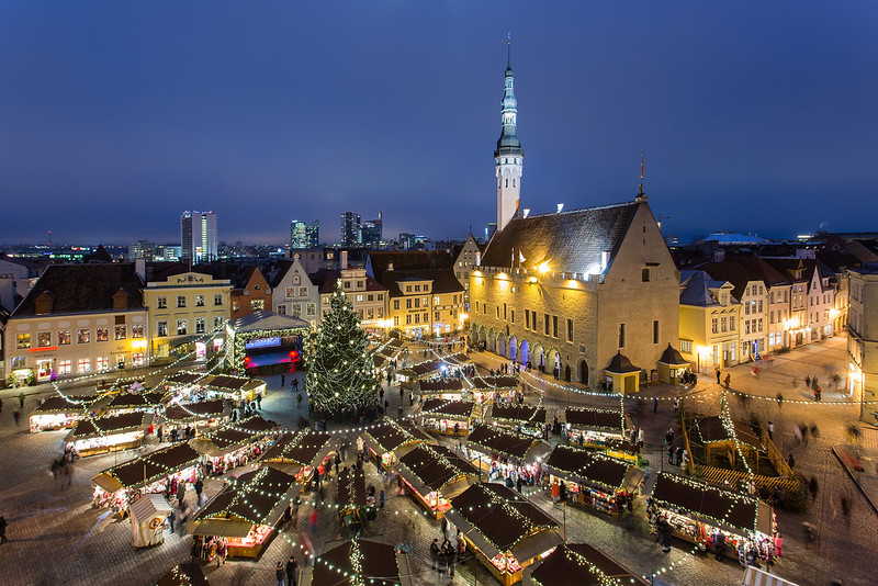 Christmas market at Tallinn, Estonia Credit Sergei Zjuganov