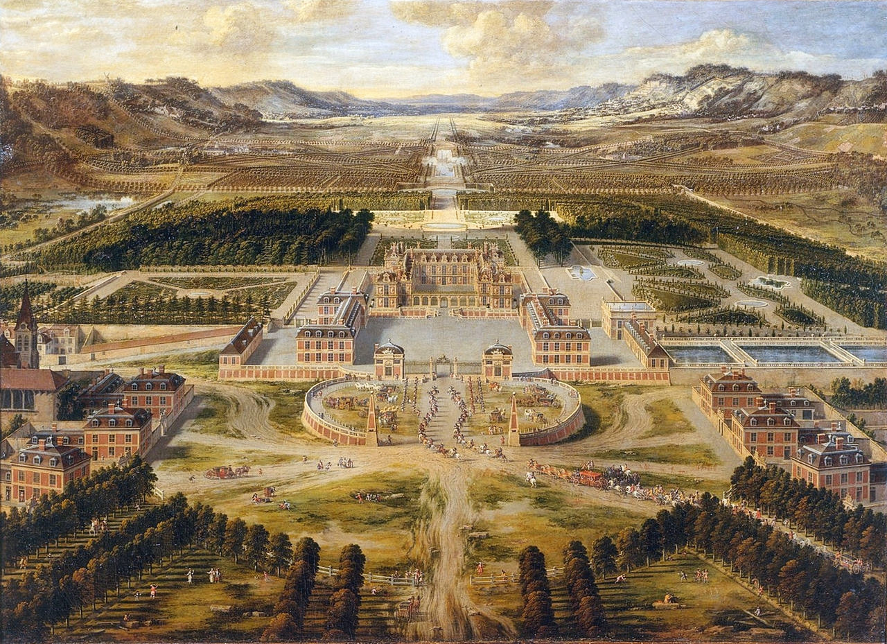The Palace of Versailles c. 1668 by Pierre Patel