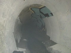 Tunnel Troll painted storm drain