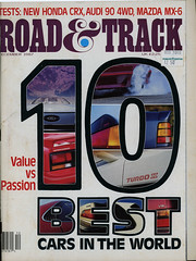 Road & Track December 1987, Classic Ads and More