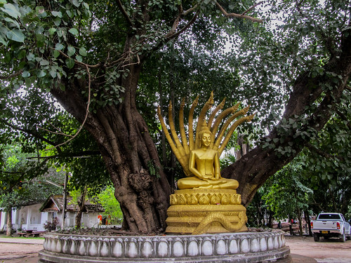 Luang Prabang: le temple Vat Aham, à côté du Vat Visoun