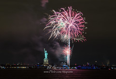 Statue Of Liberty 2015 New Years Eve Fireworks