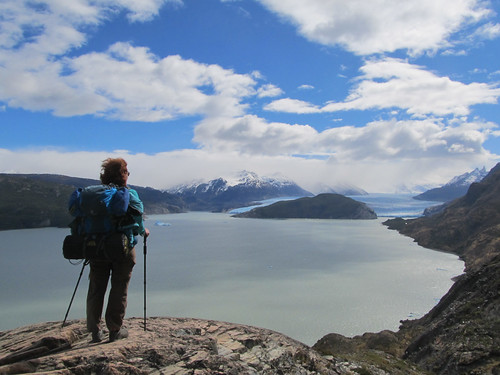 Torres del Paine: trek du W. Jour 5: le Lago et le Glaciar Grey.