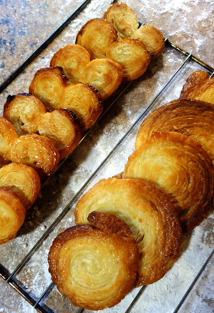 Inverted puff pastry, palmier