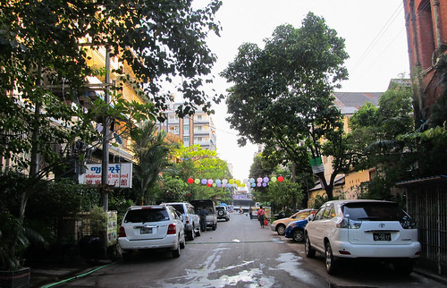 Yangon: le chouette quartier de notre auberge
