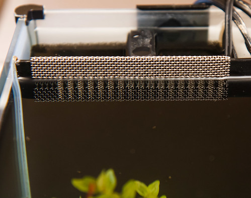 stainless mesh cover for aquarium overflow