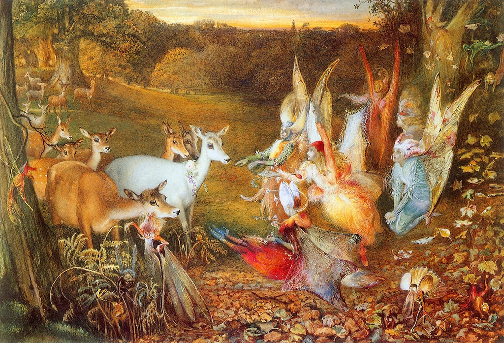 The Enchanted Forest by John Anster Christian Fitzgerald, (1819 - 1906)