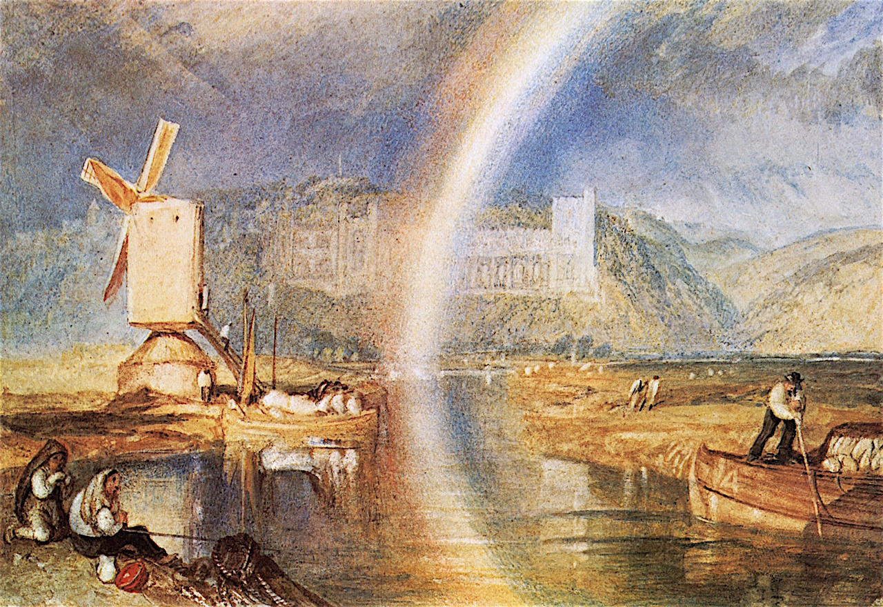 Arundel Castle, with Rainbow by Joseph Mallord William Turner - 1824