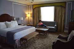 Our room at the Peabody Hotel Memphis TN