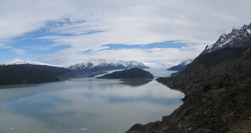 Torres del Paine: trek du W. Jour 4: le Lago et glaciar Grey.
