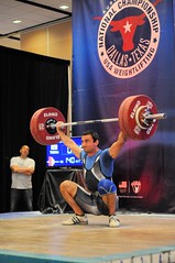M85 Mike Tirrito 140 kg missed snatch