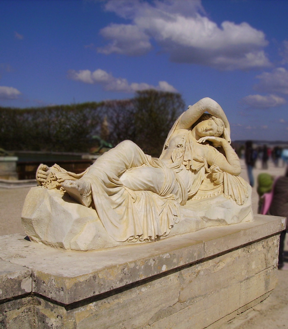 Daydreaming Ariadne at Versailles. Credit Yair Haklai