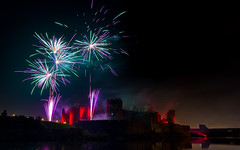 Caerphilly Castle Fireworks Night 2016