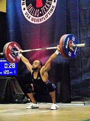 M62 Derrick Johnson 120 kg snatch