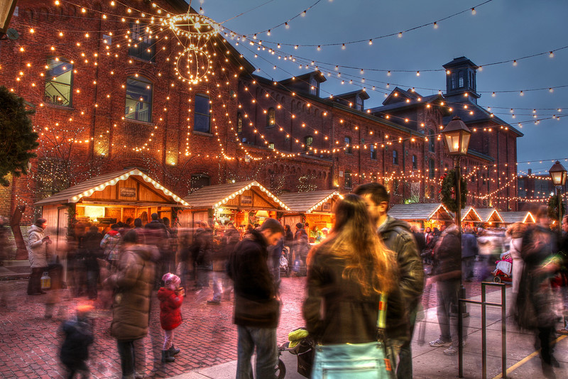 Christmas market in Toronto, Canada. Credit Allen McGregor