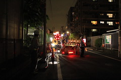 2015年8月日本コムシスさま夜間工事（e-NV200）