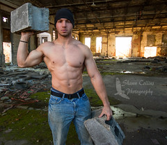 Model Chris - Industrial shoot