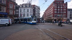 Trams op het plein