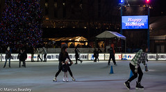 Ice Skating at Night
