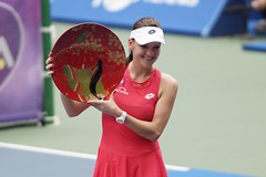2015.09.27 Agnieszka Radwanska defeats Belinda Bencic at Tokyo Toray Final