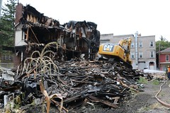 Demolition of The Chapterhouse, Ithaca, New York, October 6th, 2015