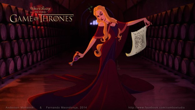 Game of Thrones Characters as Disney Cartoons